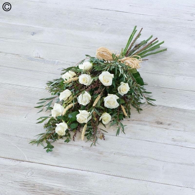 Traditional Rose Sheaf White