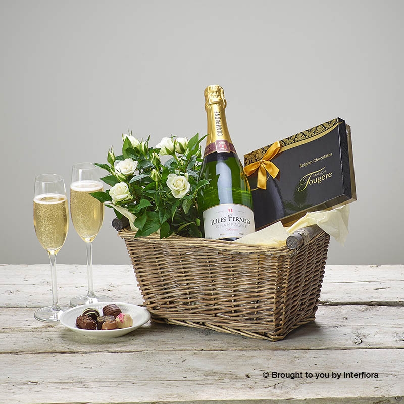 Champagne gift baskets deals