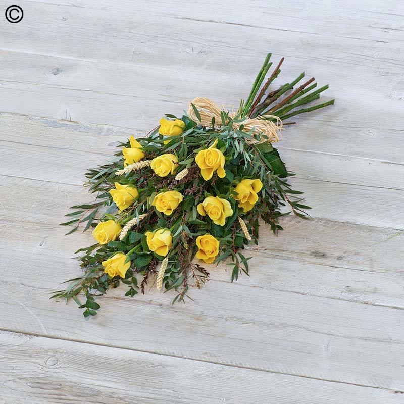 Traditional Rose Sheaf Yellow