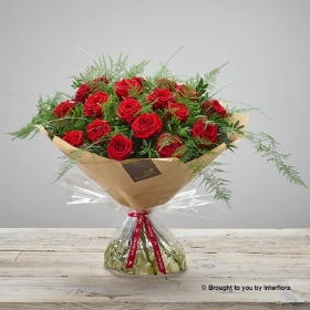 Happy Anniversary Heavenly Red Rose Hand tied