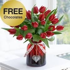 Tulip Treats Vase Arrangement