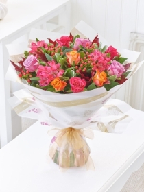 Colour Burst Hand tied